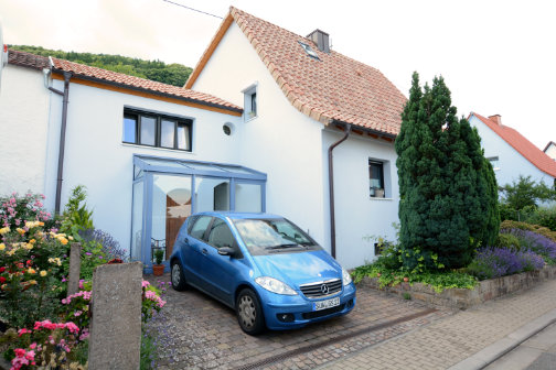 Eigener Parkplatz der Ferienwohnung
